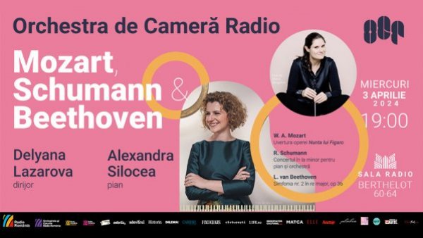 Apreciata pianistă Alexandra Silocea cântă Schumann la Sala Radio