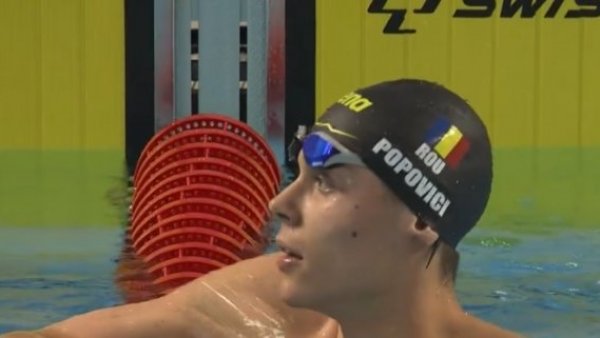 David Popovici obține a patra medalie de aur la Naţionalele de înot