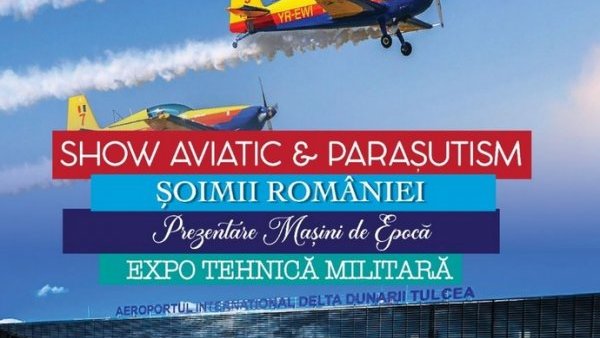 TULCEA: „Ziua Porților Deschise” la Aeroportul Delta Dunării, sărbătorită cu un show aviatic