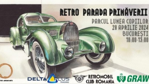 BUCUREȘTI: Revine Retroparada Primăverii, cea mai mare expoziție cu automobile istorice