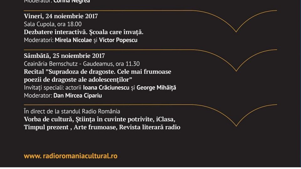 Radio România Cultural este pe frecvenţa Gaudeamus