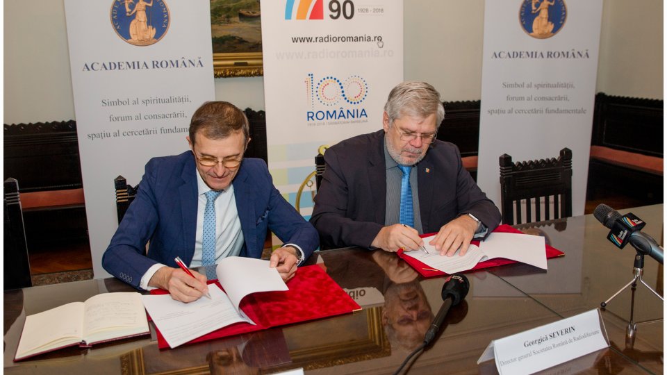 SRR şi Academia Română au încheiat un amplu protocol de colaborare