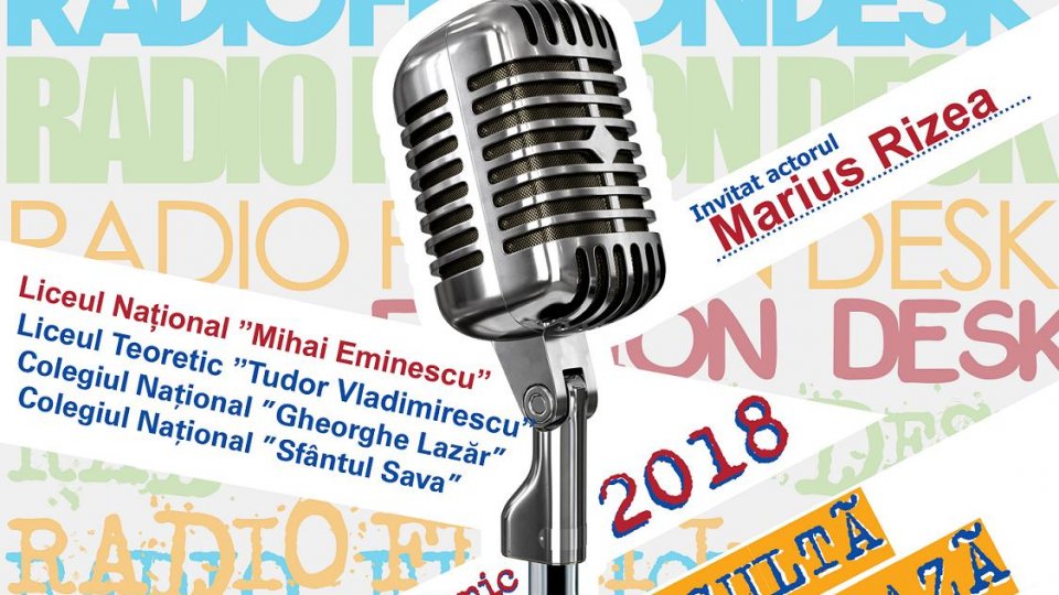 Radio Fiction Desk, ediţia a IV-a, debutează la Colegiul Naţional Mihai Eminescu