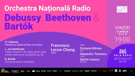 Triplul de Beethoven, cu Alexandru Tomescu, Ştefan Cazacu și Sînziana Mircea, la Sala Radio